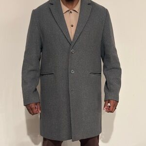ASOS Men's Gray Trench Coat